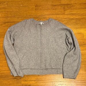 Gilli Heather Gray Knit Top